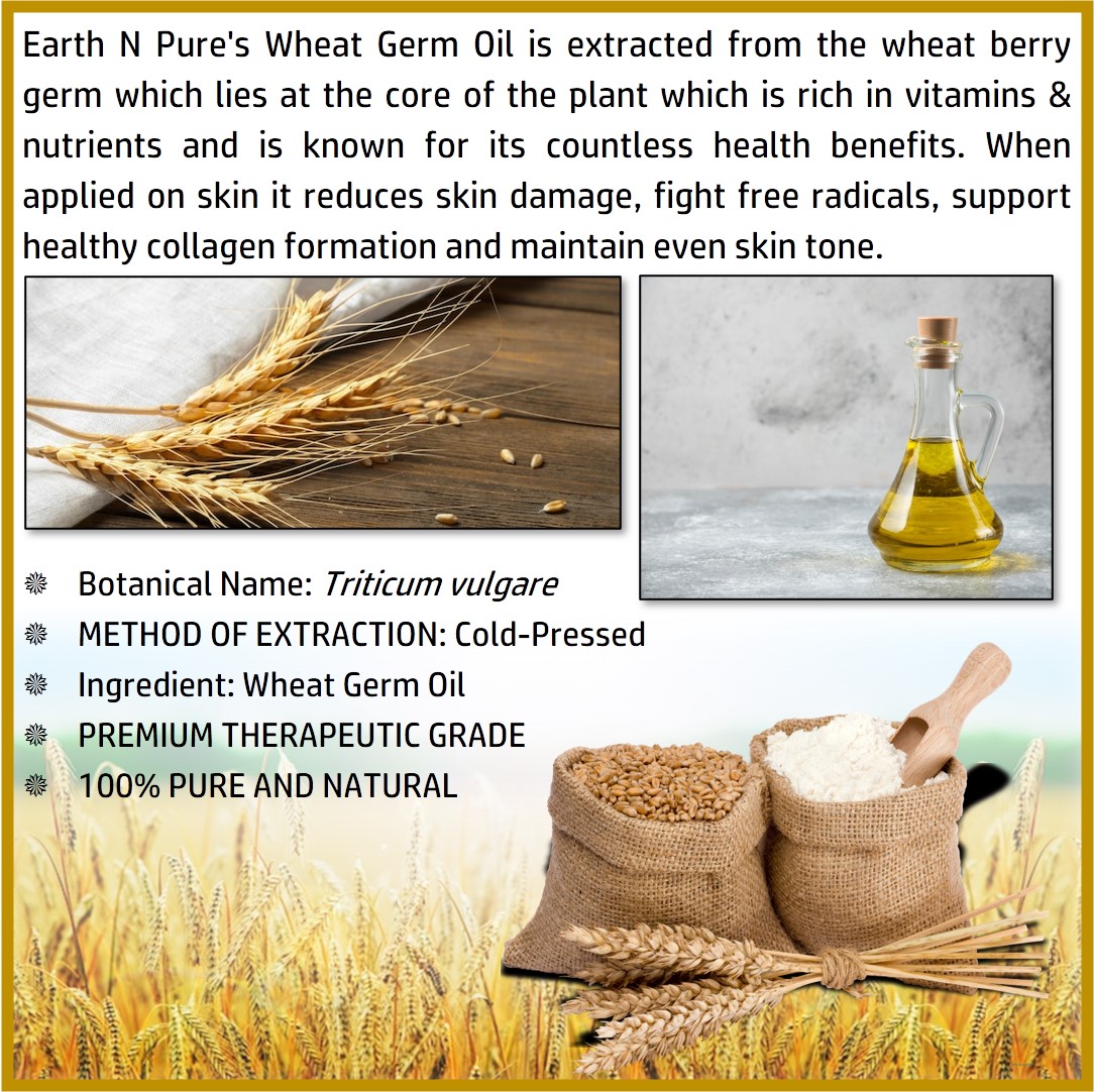 Picture of EARTH N PURE - Wheat Germ Oil – 100 Ml