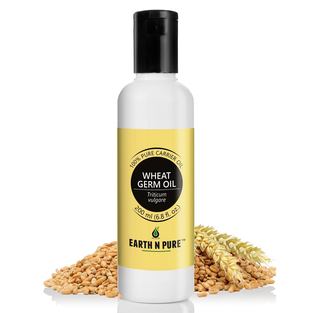 Show details for EARTH N PURE - Wheat Germ Oil – 200 Ml Picture of EARTH N PURE - Wheat Germ Oil – 200 Ml