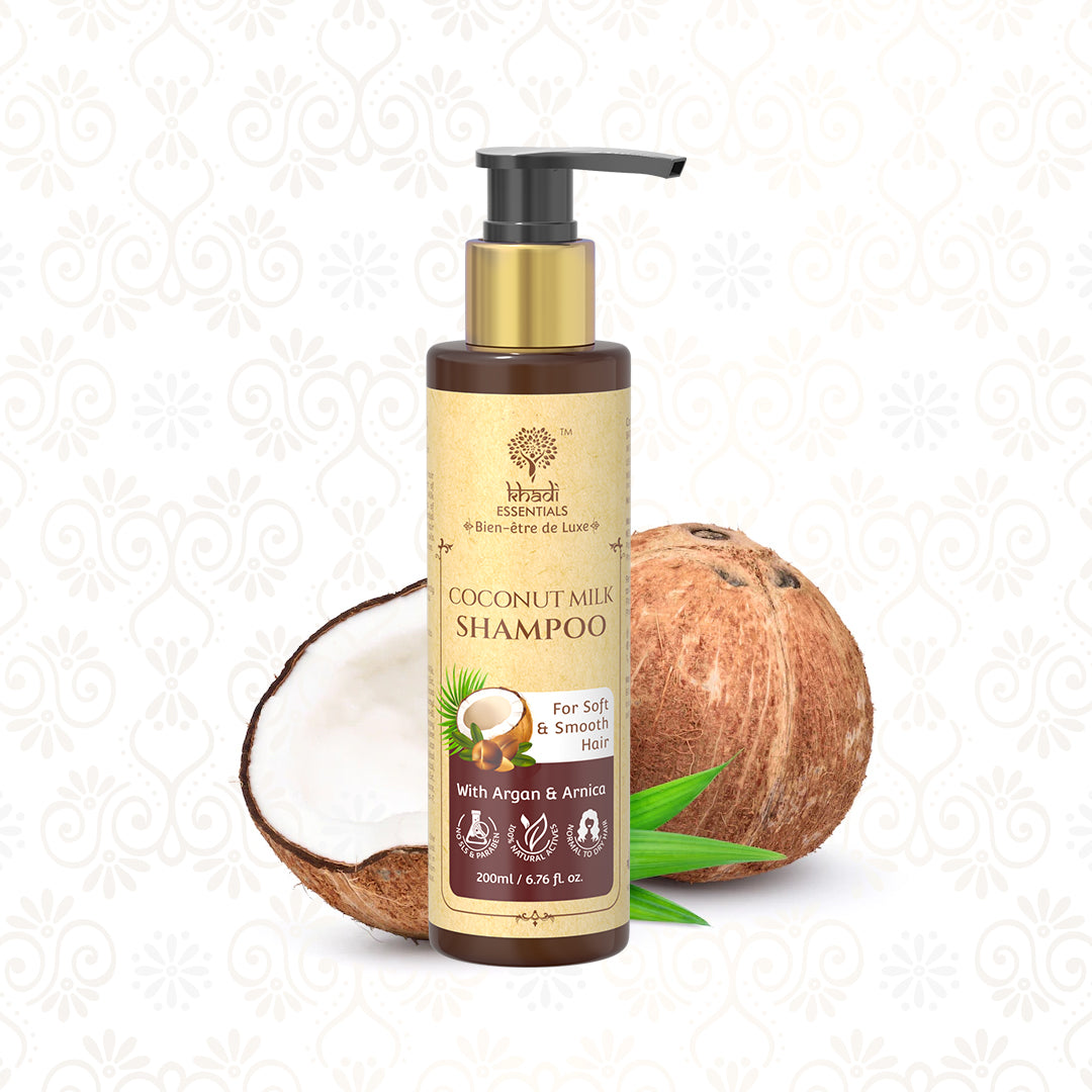 Show details for Khadi Essentials Coconut Milk Shampoo - 200 ML Picture of Khadi Essentials Coconut Milk Shampoo - 200 ML