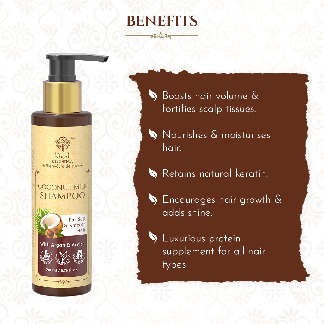 Picture of Khadi Essentials Coconut Milk Shampoo
, 200ml