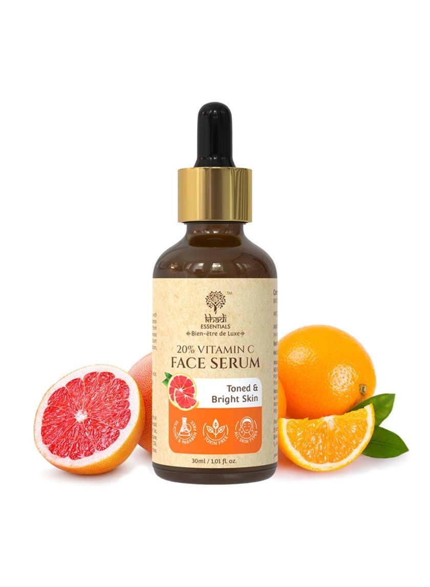 Picture of Khadi Essentials 10% Vitamin C Face Serum with Grapefruit, 30ml
