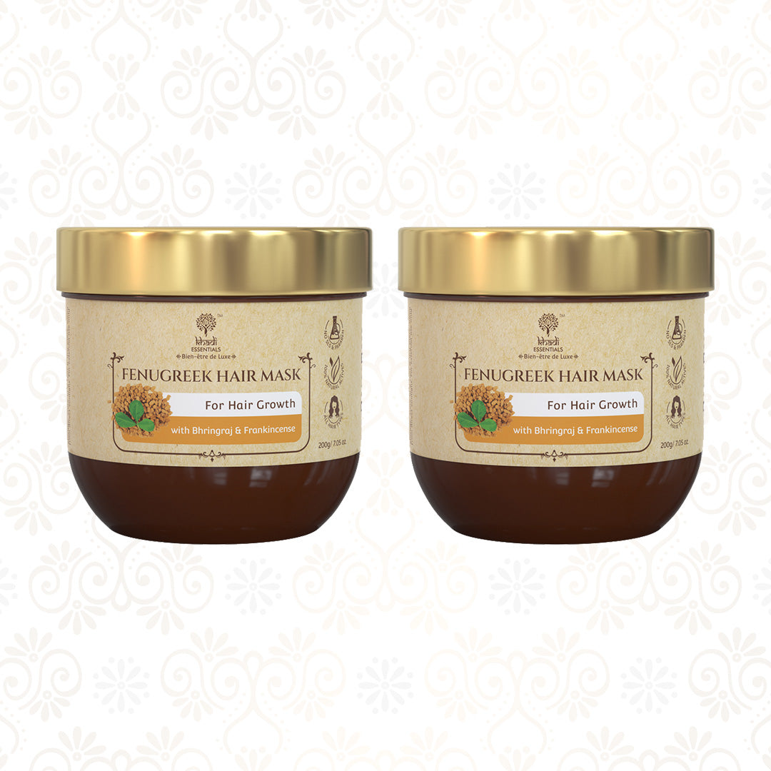 Show details for Khadi Essentials Methi Hair Growth Mask (Pack Of 2), 2x200g Picture of Khadi Essentials Methi Hair Growth Mask (Pack Of 2), 2x200g