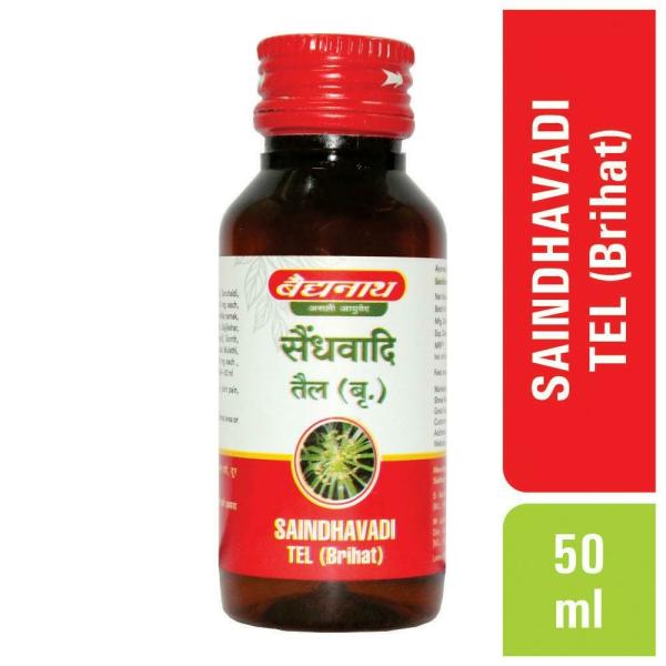 Show details for BAIDYANATH Saindhaadi Tel 50 ml Picture of BAIDYANATH Saindhaadi Tel 50 ml