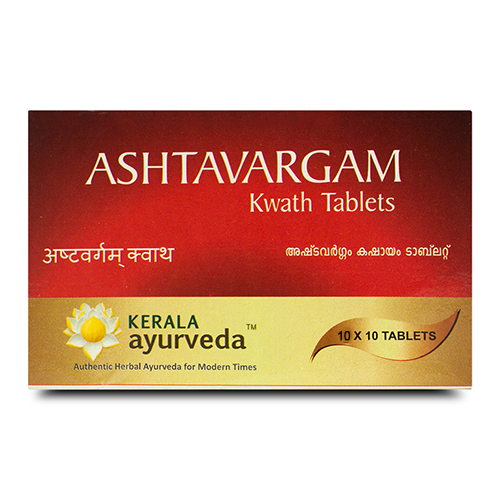 Show details for Kerala Ayurveda Ashtavargam Kwath Tablet 100 Nos Picture of Kerala Ayurveda Ashtavargam Kwath Tablet 100 Nos