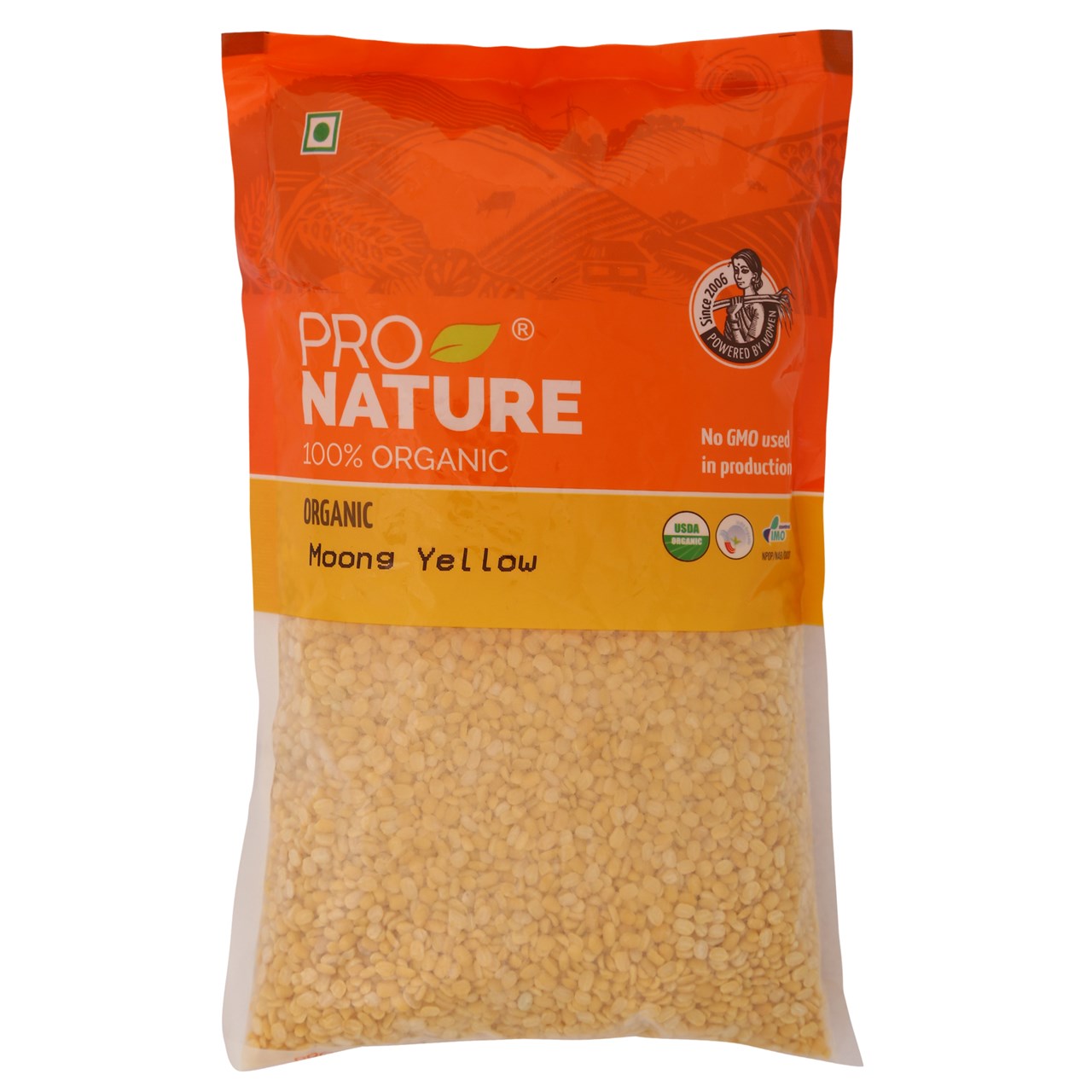 Picture of  Pro Nature 100% Organic Moong Yellow 500g