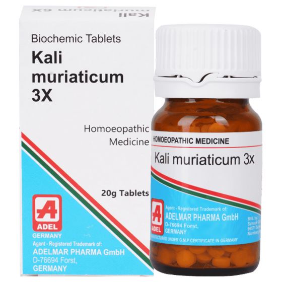 Show details for ADEL Kali Muriaticum - 20G Tablets  Picture of ADEL Kali Muriaticum - 20G Tablets