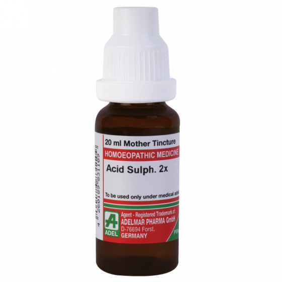 Picture of ADEL Acid Sulph 2x Mother Tincture Q - 20 ml