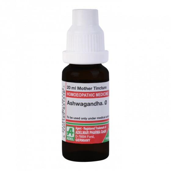 Show details for ADEL Ashwagandha Mother Tincture Q - 20 ml Picture of ADEL Ashwagandha Mother Tincture Q - 20 ml