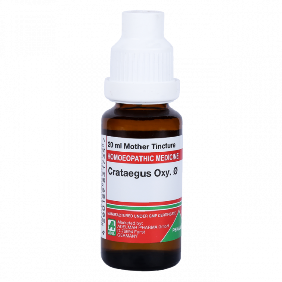 Show details for ADEL Crataegus Oxy Mother Tincture Q - 20 ml Picture of ADEL Crataegus Oxy Mother Tincture Q - 20 ml