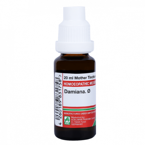 Show details for ADEL Damiana Mother Tincture Q - 20 ml Picture of ADEL Damiana Mother Tincture Q - 20 ml