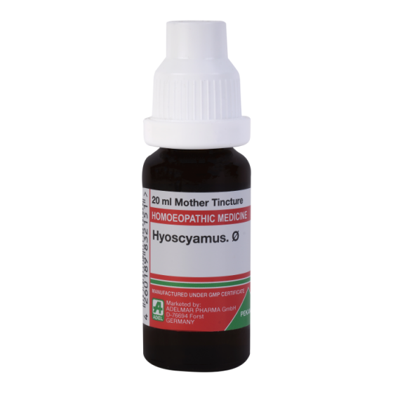 Show details for ADEL Hyoscyamus Mother Tincture Q - 20 ml Picture of ADEL Hyoscyamus Mother Tincture Q - 20 ml