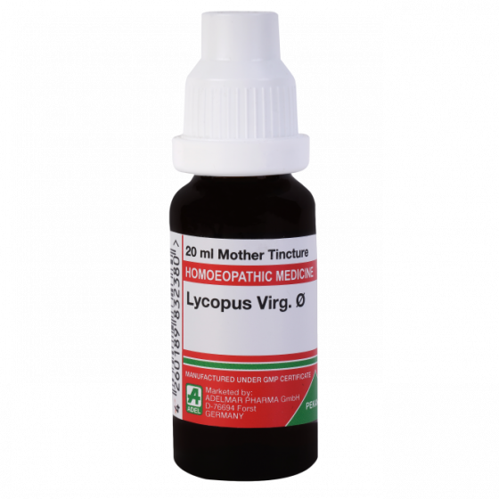 Show details for ADEL Lycopus Virg Mother Tincture Q - 20 ml Picture of ADEL Lycopus Virg Mother Tincture Q - 20 ml