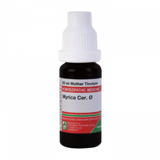 Show details for ADEL Myrica Cer Mother Tincture Q - 20 ml Picture of ADEL Myrica Cer Mother Tincture Q - 20 ml