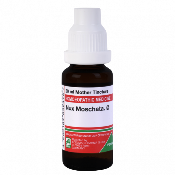 Show details for ADEL Nux Moschata Mother Tincture Q - 20 ml Picture of ADEL Nux Moschata Mother Tincture Q - 20 ml