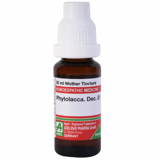 Show details for ADEL Phytolacca Dec Mother Tincture Q - 20 ml Picture of ADEL Phytolacca Dec Mother Tincture Q - 20 ml