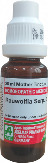 Show details for ADEL Rauwolfia Serp Mother Tincture Q - 20 ml Picture of ADEL Rauwolfia Serp Mother Tincture Q - 20 ml