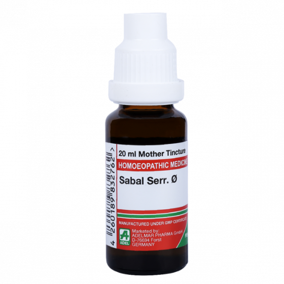 Picture of ADEL Sabal Serr Mother Tincture Q - 20 ml