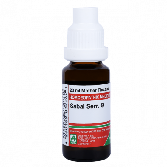 Show details for ADEL Sabal Serr Mother Tincture Q - 20 ml Picture of ADEL Sabal Serr Mother Tincture Q - 20 ml