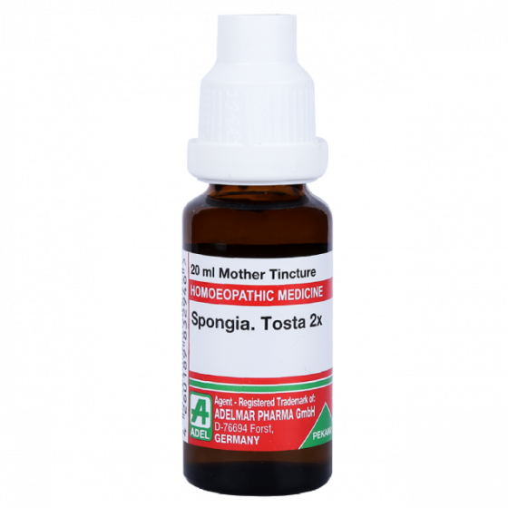 Show details for ADEL Spongia Tosta 2x - Mother Tincture Q - 20 ml Picture of ADEL Spongia Tosta 2x - Mother Tincture Q - 20 ml