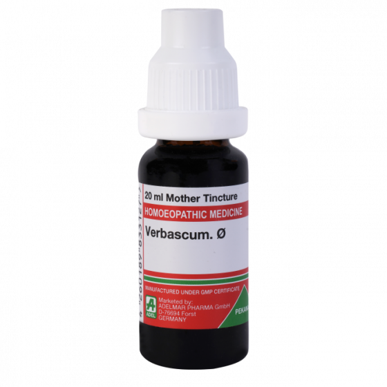 Show details for ADEL Verbascum Mother Tincture Q - 20 ml Picture of ADEL Verbascum Mother Tincture Q - 20 ml