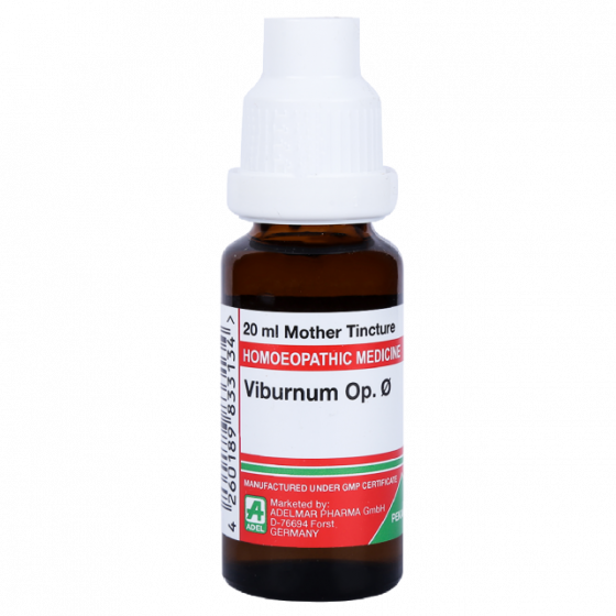Picture of ADEL Viburnum Op Mother Tincture Q - 20 ml