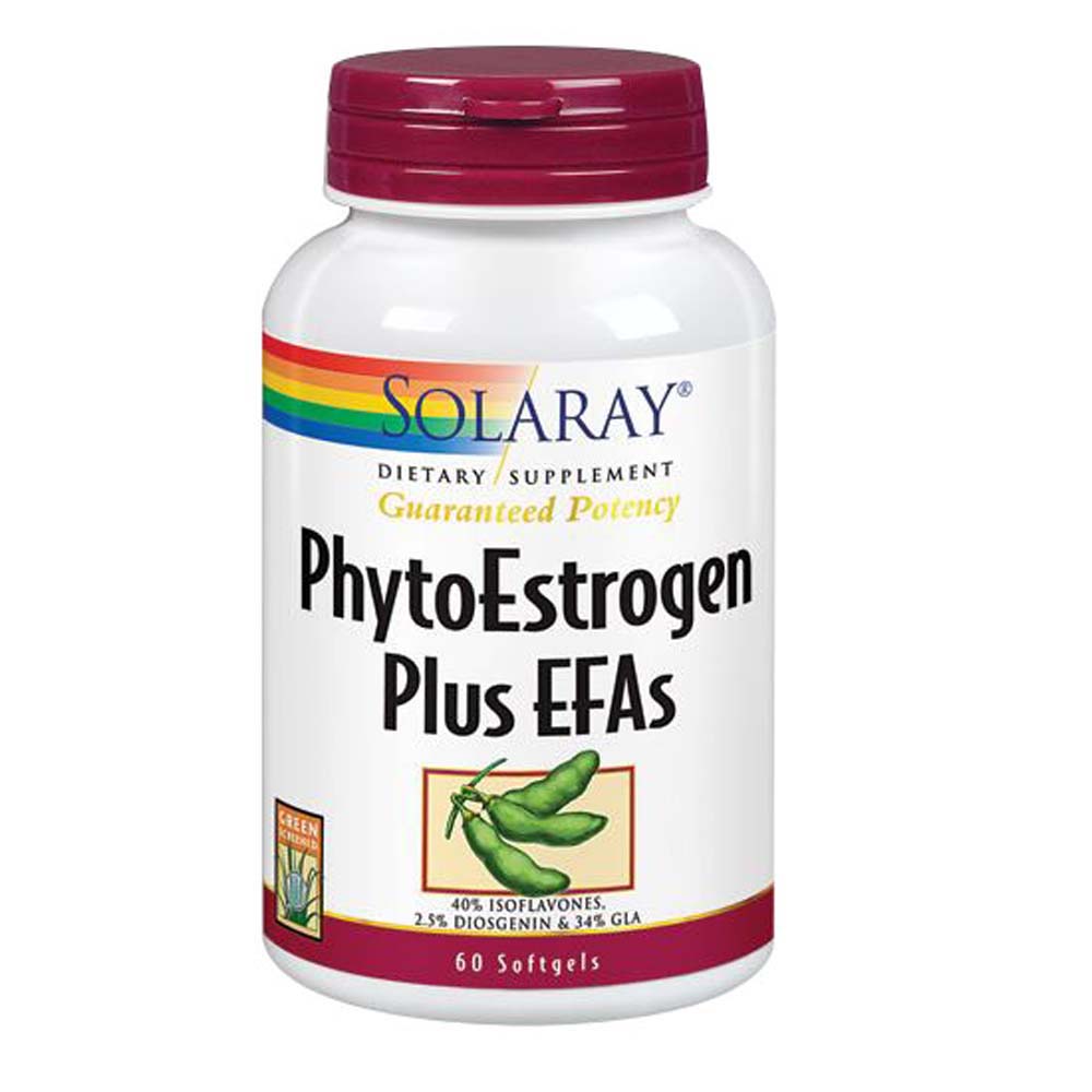 Picture of Solaray PhytoEstrogen Plus EFAs - 60 Softgels