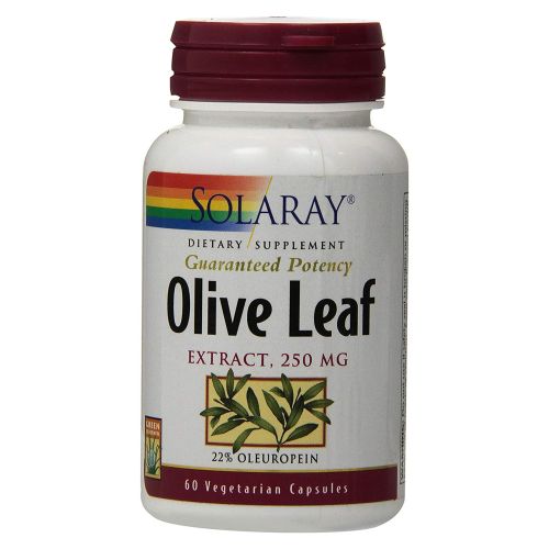 Show details for Solaray Olive Leaf Extract 250 mg - 60 Veg Capsules  Picture of Solaray Olive Leaf Extract 250 mg - 60 Veg Capsules
