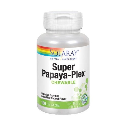 Show details for Solaray Super Papaya-Plex -  180 Chewsables Picture of Solaray Super Papaya-Plex -  180 Chewsables