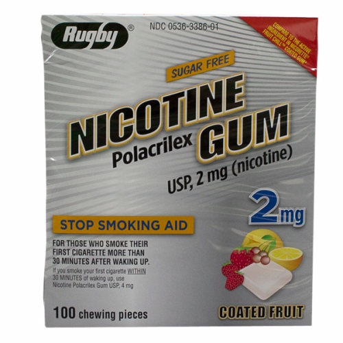 Show details for Rugby Nicotine Gum Picture of Rugby Nicotine Gum