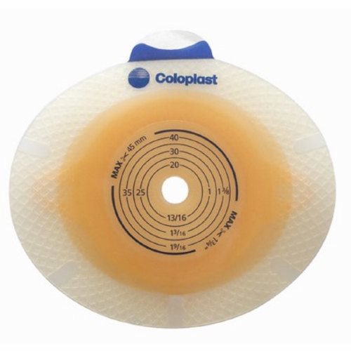 Picture of Coloplast Ostomy Barrier SenSura  Click Trim To Fit, Standard Wear Double Layer Adhesive Blue Code 3/8 to 2-1/