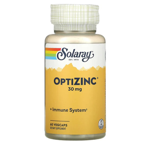 Show details for Solaray OptiZinc 30 mg - 60 Veg Capsules  Picture of Solaray OptiZinc 30 mg - 60 Veg Capsules