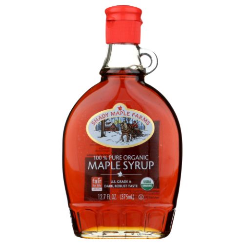 Picture of Shady Maple Farm Organic Maple Syrup Shady Maple Farms Dark Robust Taste