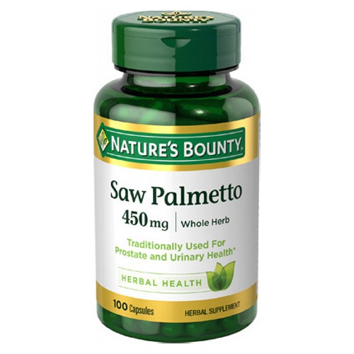 Picture of Nature's Bounty Saw Palmetto 450 mg 100 Caps