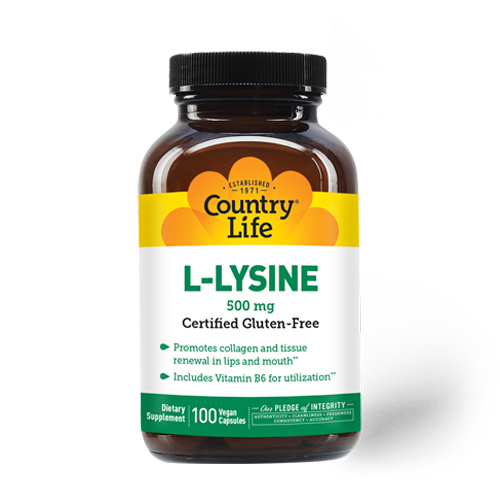 Show details for Country Life L-Lysine with B-6 Picture of Country Life L-Lysine with B-6