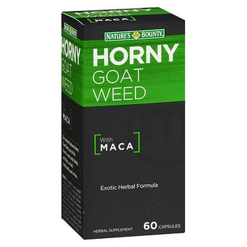 Show details for Nature's Bounty Horny Goat Weed 60  Capsules Picture of Nature's Bounty Horny Goat Weed 60  Capsules
