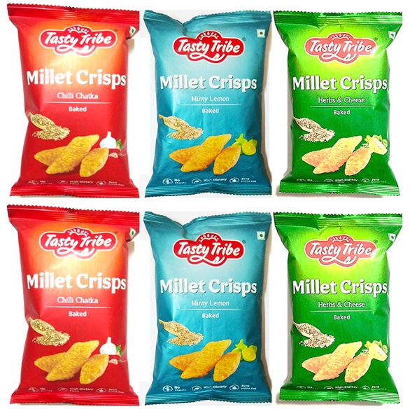 Picture of Tasty Tribe Millet Crisps