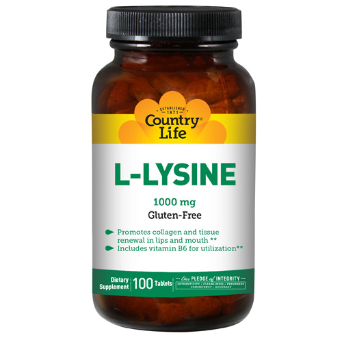 Show details for Country Life L-Lysine with B-6 Picture of Country Life L-Lysine with B-6
