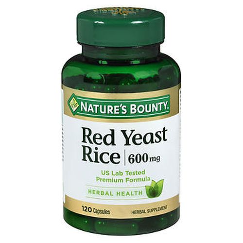 Show details for Nature's Bounty  Red Yeast Rice 600 mg 120 Caps Picture of Nature's Bounty  Red Yeast Rice 600 mg 120 Caps