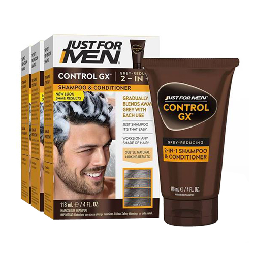 Picture of Just For Men JUST FOR MEN ControlGX Grey Reducing 2 In 1 Shampoo And Conditioner