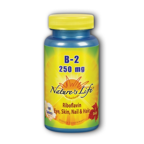 Show details for Nature's Life Vitamin B-2 - 100 Tabs Picture of Nature's Life Vitamin B-2 - 100 Tabs
