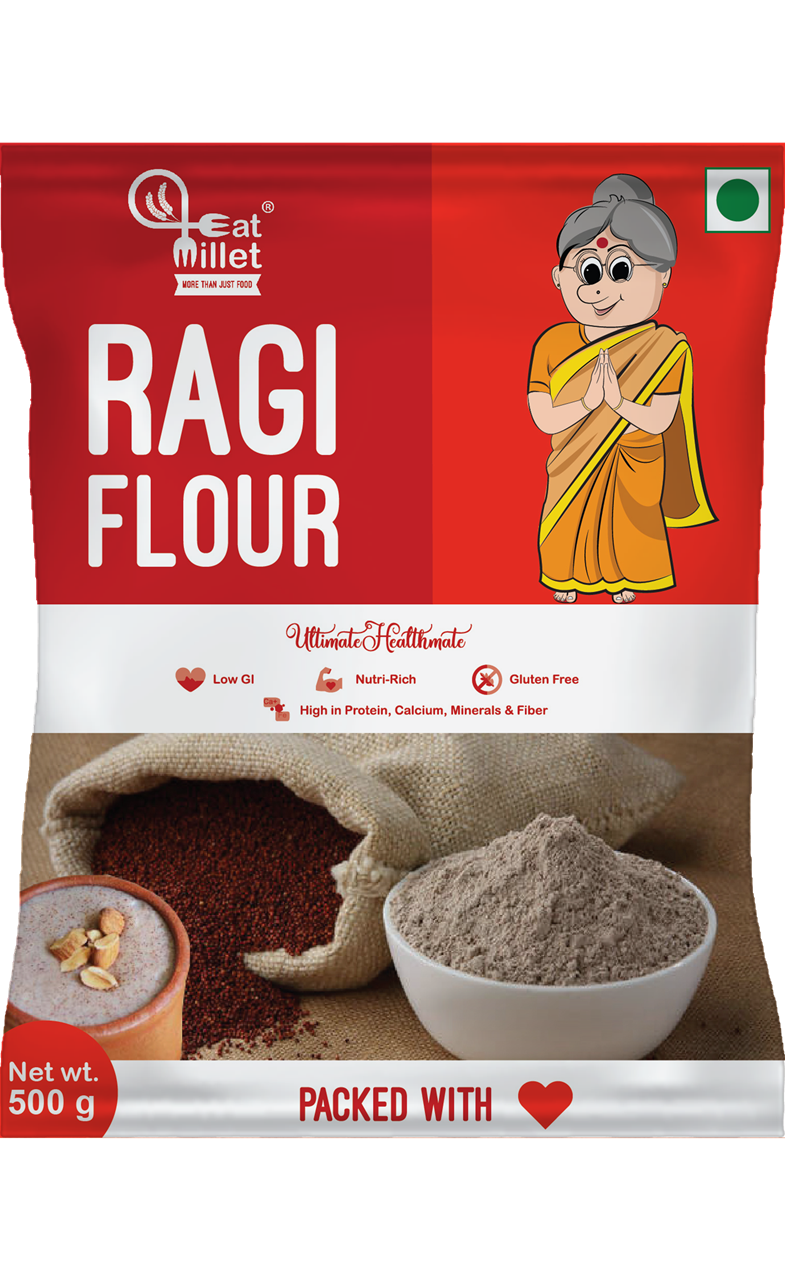 Picture of Eat Millet Ragi Flour 500g