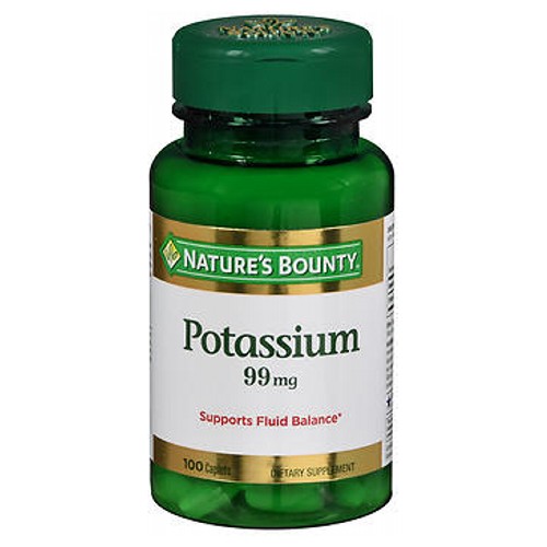 Show details for Nature's Bounty Potassium 99 mg 100 Caps Picture of Nature's Bounty Potassium 99 mg 100 Caps
