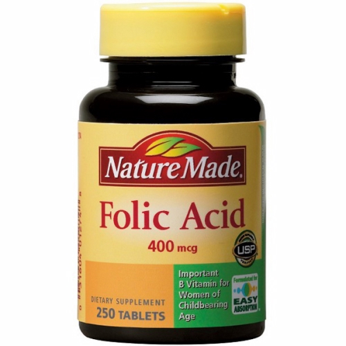 Show details for Nature Made Folic Acid 400 mg - 250 Tablets Picture of Nature Made Folic Acid 400 mg - 250 Tablets