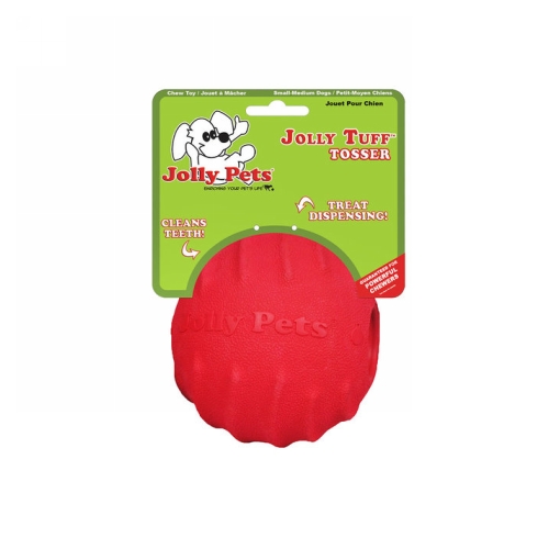 Picture of Jolly Pets Jolly Tuff Tosser Treat Dispenser Dog Toy 3" (Small/Medium Dog)