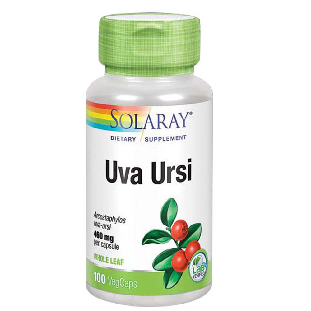 Picture of Solaray Uva Ursi - 100 Veg Capsules 