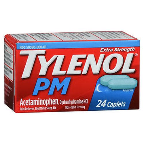 Show details for Tylenol Tylenol PM Caplets Picture of Tylenol Tylenol PM Caplets