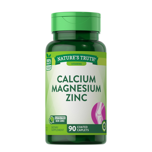 Picture of Nature's Truth Nature's Truth Calcium Magnesium Zinc Coated Caplets