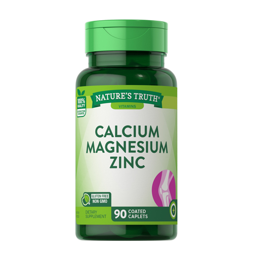 Show details for Nature's Truth Nature's Truth Calcium Magnesium Zinc Coated Caplets Picture of Nature's Truth Nature's Truth Calcium Magnesium Zinc Coated Caplets