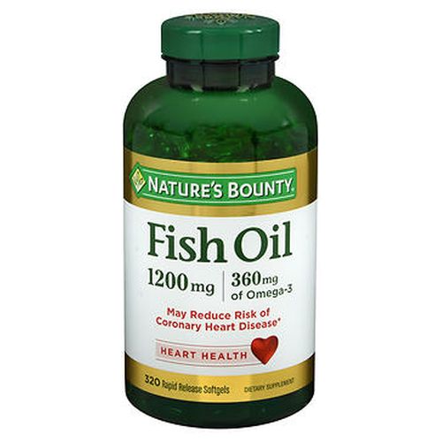 Show details for Nature's Bounty Fish Oil 1200 mg 320 Softgels Picture of Nature's Bounty Fish Oil 1200 mg 320 Softgels