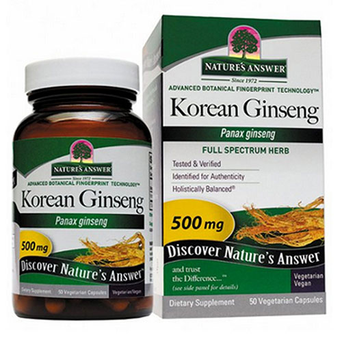 Picture of Nature's Answer Ginseng Root Korean